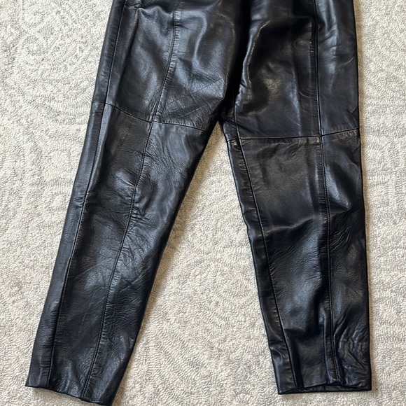 Woman's Vintage Leather Pants Danier Size 2 - Picture 3 of 10